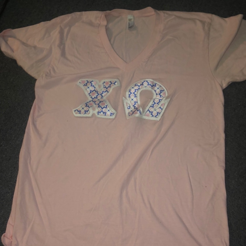 Chi Omega Embroidered Tee